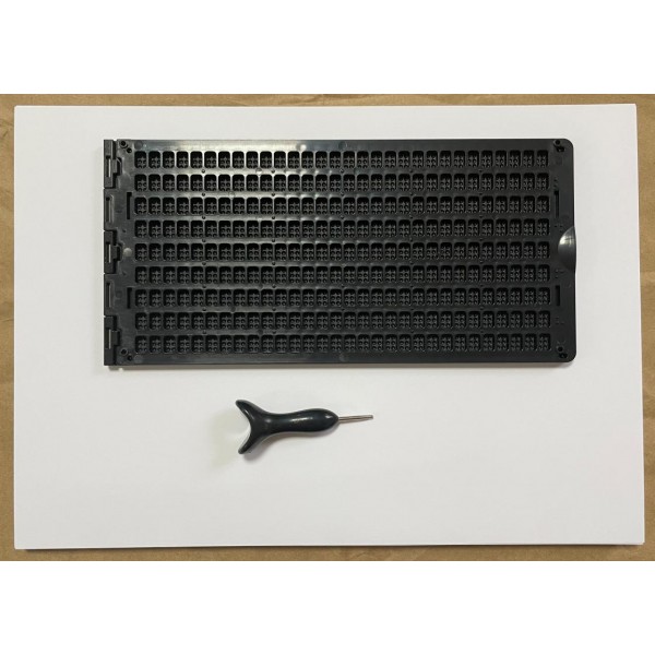 Брайль Yazı Seti -11 (9 Satır Tablet-Kalem-25 Adet Kağıt)