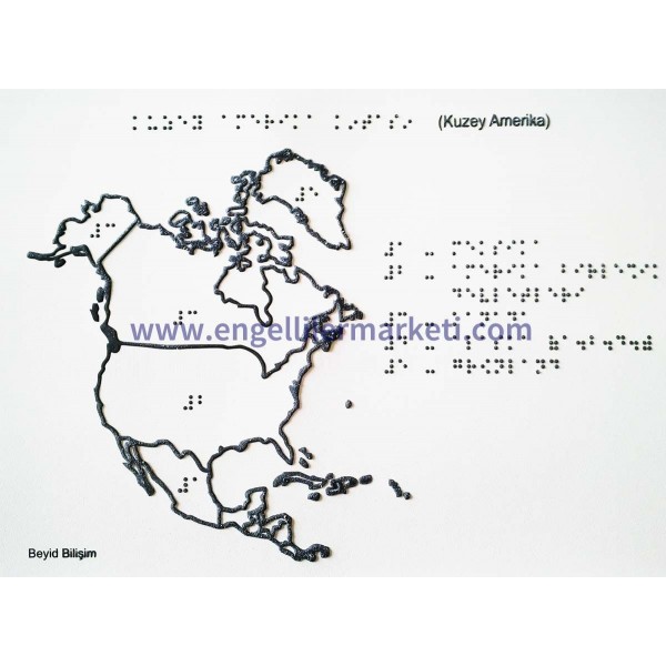 рельефный Güney Amerika картаsı