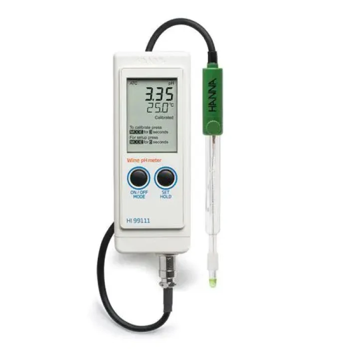 Portable pH meter HI99111 for wine by Hanna Instruments