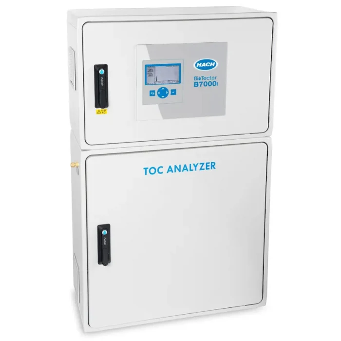 BioTector B7000i Dairy is an industrial online TOC analyzer with 2-channel control and a range of up to 20,000 mg / L.