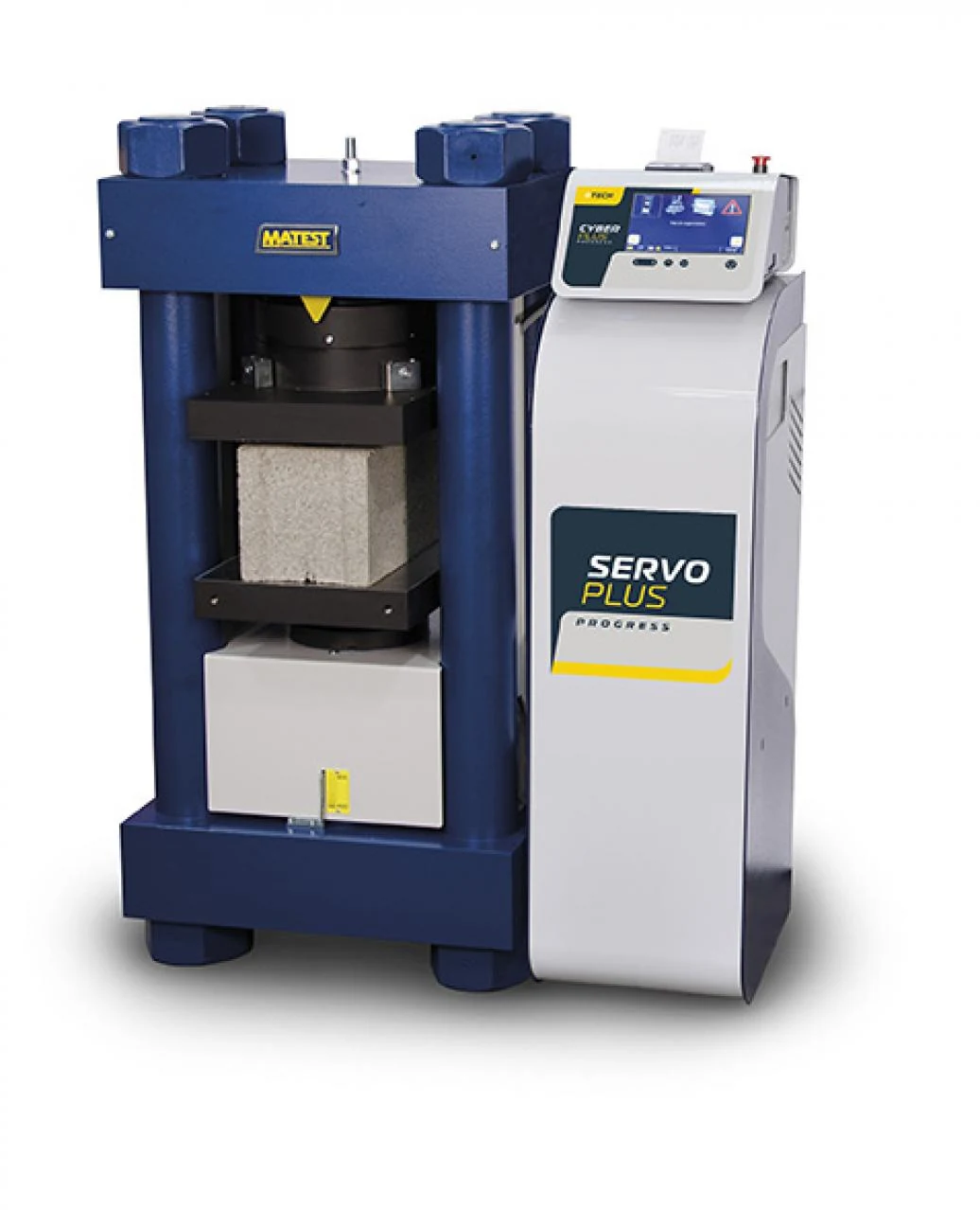 Машина для сжатия бетона 2000 кН, 2 датчика