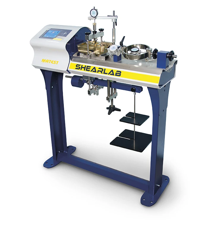 ShearLab - machine for testing for direct and residual shift