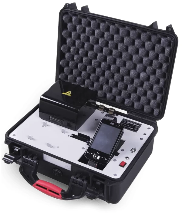 Mobile portable X-ray fluorescence analyzer