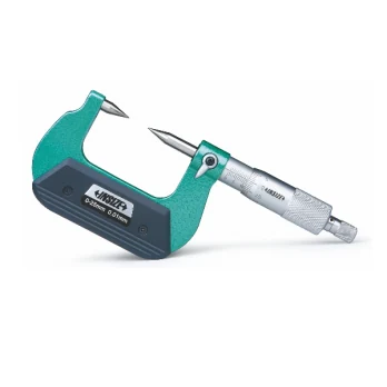 Micrometer point MK-TP-0-25-0.01 mm 15° screw and heel