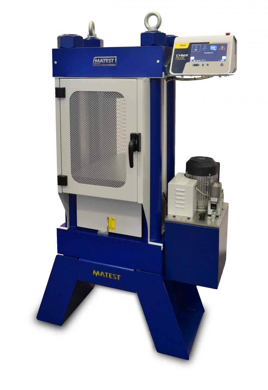 Машина для сжатия бетона 450’000 фунтов, Cyber-Plus Progress, широкая рама