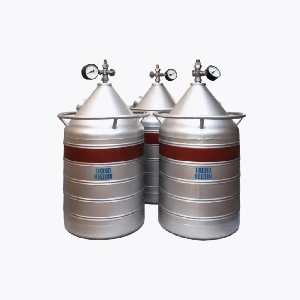 Liquid helium (HE LQ60L) in a Dewar vessel