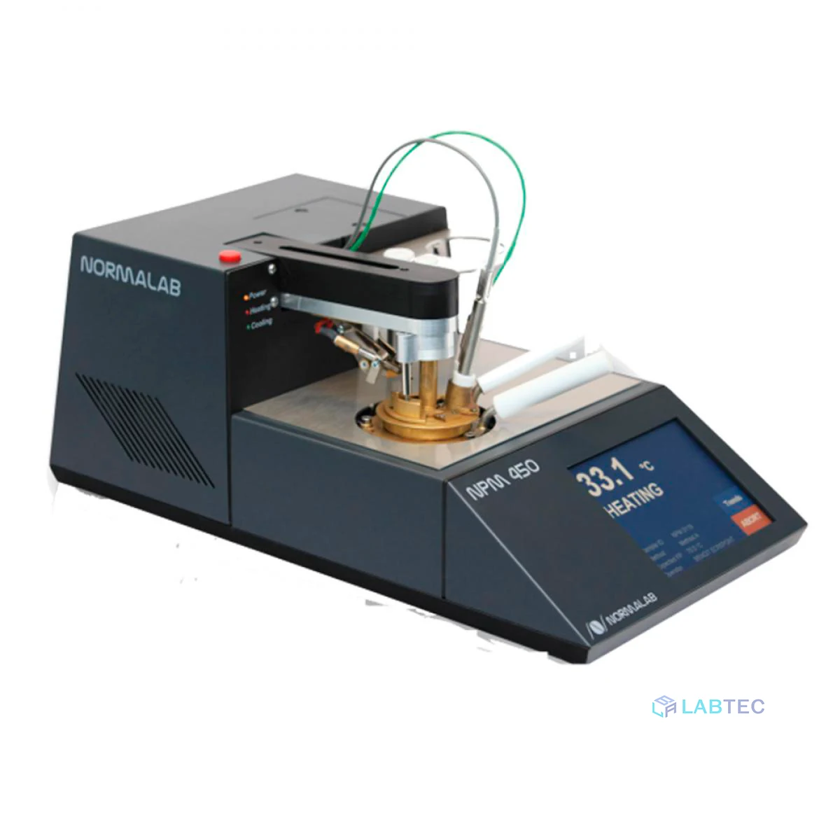 Automatic flash point analyzer according to Pensky-Martens NPM 450